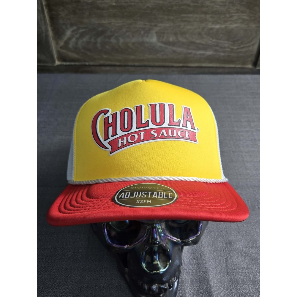 Cholula Hot‎ Sauce Trucker Hat Snapback BioWorld Adjustable OSFM New